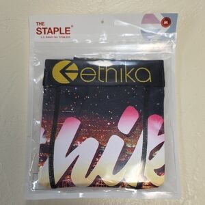 Ethika Black and Vibrant Cityscape Boxer Briefs